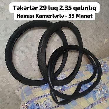 Velosiped təkərləri və kameralar dəsti - Ölçü: 29" - Eni: 2.35 -