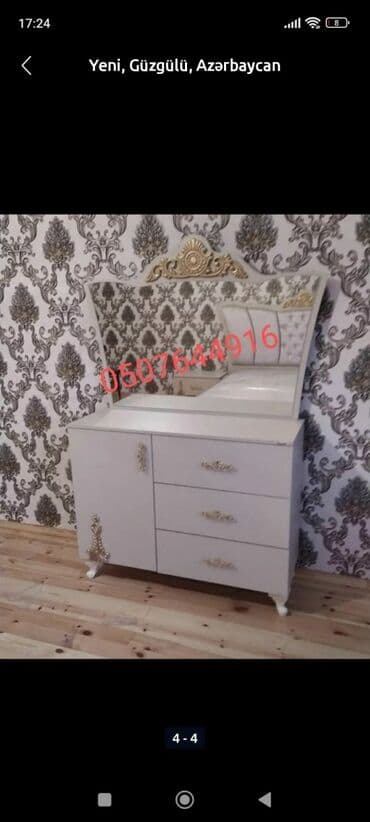 спальня из дерева: Новый, Без зеркала, Азербайджан — 4