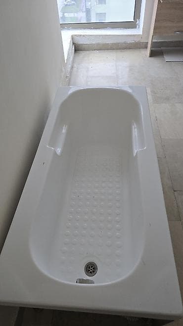nerj vanna: Akrilik vanna – klassik düzbucaqlı model - Material: yüksək — 2