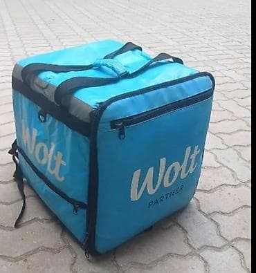 fire fire barter: Wolt kuryer çantası – termo izolyasiyalı, böyük həcmli daşıma çantası — 2