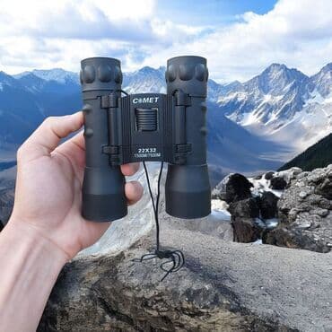 optik eynekler qiymetleri: Qara rəngli, Comet markalı, 22x32 ölçülü binokl. 1500M/7500M — 3