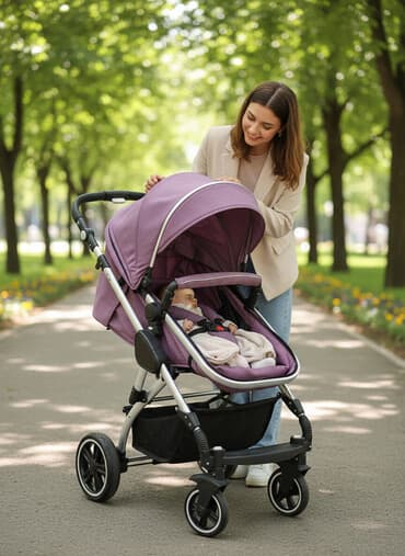 Modullu arabalar: Çıxarıla bilən beşikli araba, İşlənmiş, Yaş: 30 ay, Ünvandan götürmə — 2