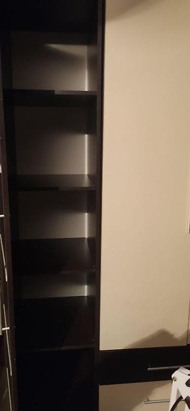 İşlənmiş, 3 qapılı, Siyirməli, Qəhvəyi, Taxta, Açılan, Düz dolab — 4