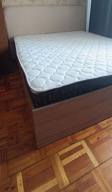 bazalı: İkinəfərlik çarpayı, Bazalı, Matras ilə, Siyirməsiz — 2