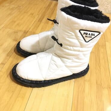 əsgər çəkməsi: Ölçü: 37, rəng - Ağ, Yeni — 1