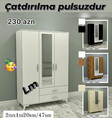 Dolab yeni qarderob paltar dolabı