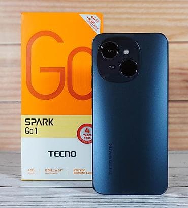 tecno spark: Tecno Spark Go, 128 GB, rəng - Göy — 3