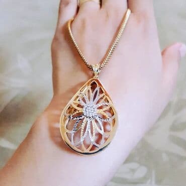 1 qram qızılın qiyməti 2024 750: Kulon, Sarı qızıl, 585 Əyar, 389 g — 3