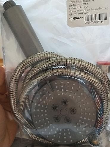 su motoru: Məhsul: Düş başlığı dəsti Tərkib: - Yuvarlaq duş başlığı (çoxsaylı su — 1