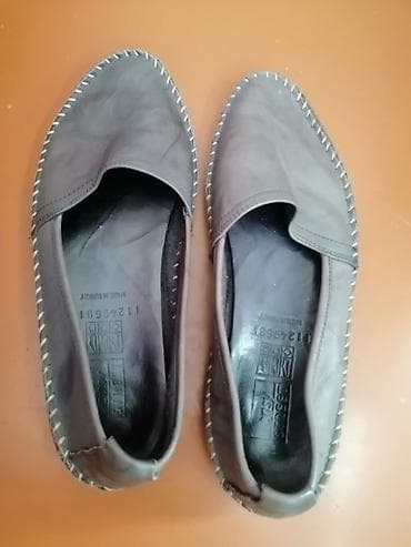 mokasinlər: Qadın mokasinləri – boz rəng - Model: slip-on mokasin - Rəng: tünd — 2