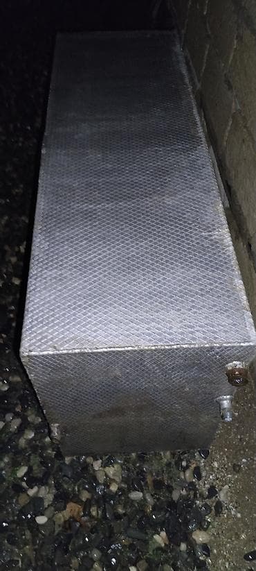 nerjaveka cen: Paslanmayan nerjavika (inox) düz fakturalı, kvadrat formalı maye çəni — 1