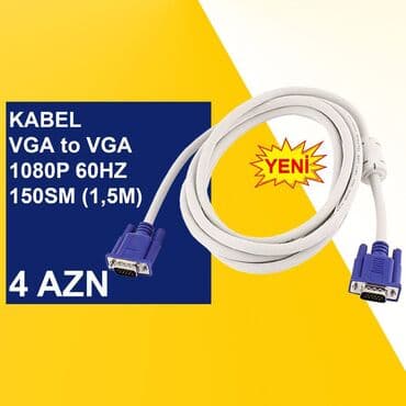 Ножи: VGA kabellər SAYLA ALANA VƏ USTALARA TOPDAN QİYMƏTLƏ VERİLİR! ⭐Display — 8
