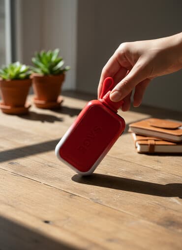 elekron qəlyan: SAGE elektron siqaret (vape) cihazı - Rəng: qırmızı, parlaq korpus - — 1