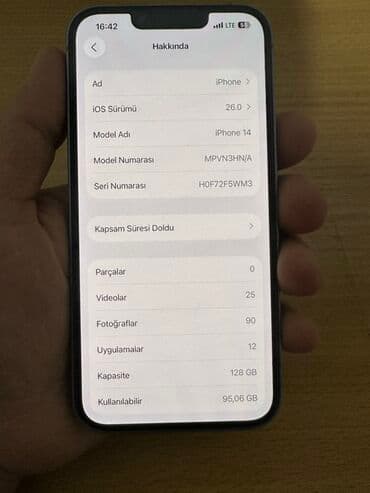 ayfonu: IPhone 14, 128 GB, Mavi — 3