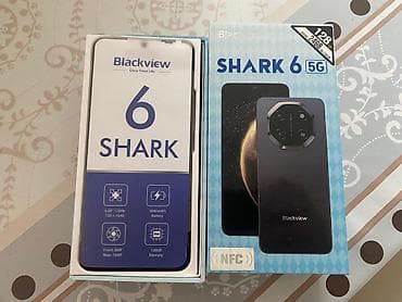 Blackview Shark 6 5G smartfon - Ekran: 6.88 düym, 120 Hz, 720 × 1640 lalafo.az -da Blackview Shark 6 5G smartfon - Ekran: 6.88 düym, 120 Hz, 720 × 1640