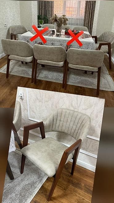 divan kreslo teze: OTURACAQLAR YENİ 8 ƏDƏD masa satılmır Satılır 1 ədəd 80₼ Yeni alınıb — 1