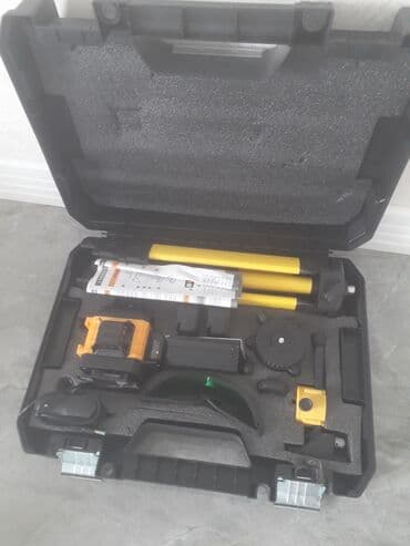 qara encir: DeWalt lazer səviyyəsi dəsti, qara və sarı rənglərdə möhkəm daşıma — 2