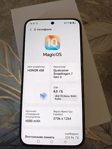 nokia telefonları: Honor 400, rəng - Qara — 1