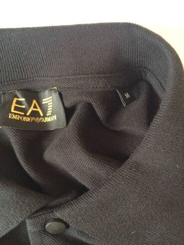 Костюмы: Мужское поло, Emporio Armani, M, цвет - Черный — 7