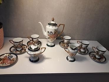 Qəhvə dəsti, rəng - Ağ, Farfor, İtaliya