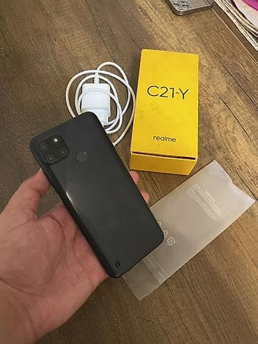 Realme C21Y, 64 GB, rəng - Qara, İki sim kartlı — 1