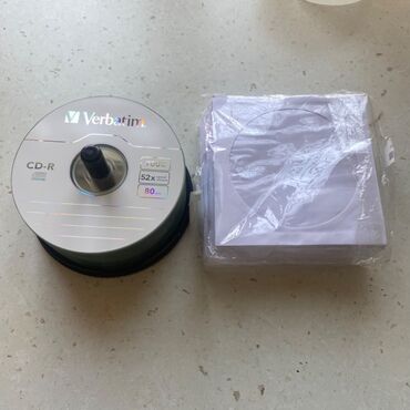 mac air: CD-R "Verbatim" 37 eded. bir eded 5 AZN. Hamsi alana endirim eliyirem — 1