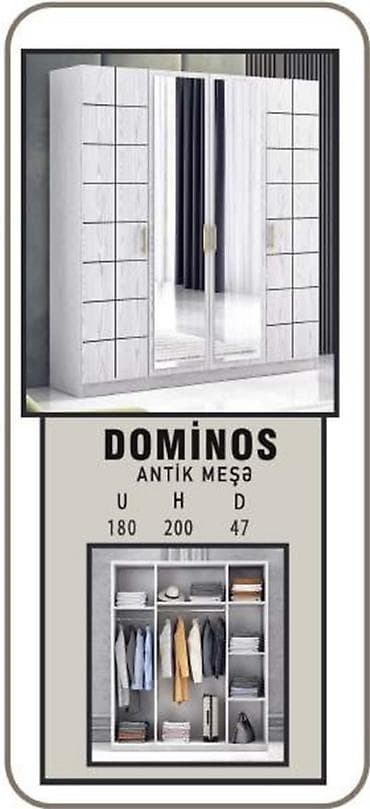 taxta dikt satisi: DOMINOS geyim şkafı,dolab,qarderob Fabrik istehsalı mebellərin topdan — 1