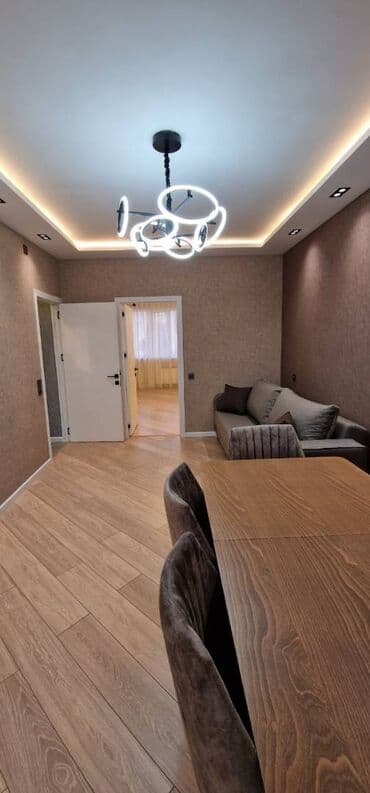 kiraye evler aile ucun: 7ci mikrorayonda. 5/5, orta təmirli bütün əşyaları ilə 2 otaq, YALNIZ — 16