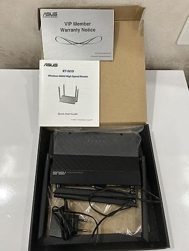 asus router: 🖥 ASUS RT-N19 (Wireless-N600) Wi-Fi router satılır Orijinal qutuda — 1