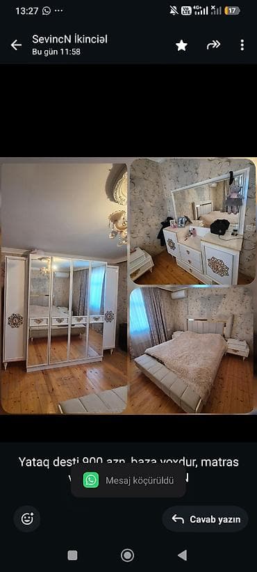 Мебель: Yataq desti 900 azn, baza yoxdur, matras var.Xirdalsn ( af07) SN — 1