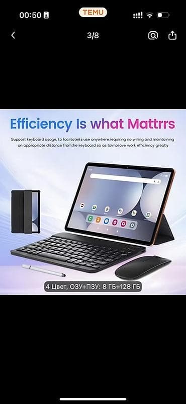 samsung s tablet: A17 Pro Max planşet - Ekran: 10.1 düym IPS, 1280×800 HD həlli – — 10