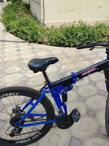 yığılan velosipedlər: İşlənmiş Dağ velosipedi Stels, 29", sürətlərin sayı: 7 — 5