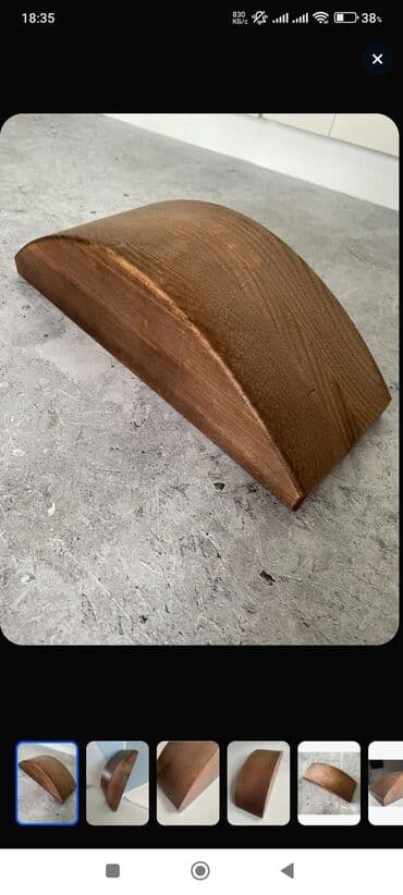 Məhsul: Meyram yastığı (bel üçün taxta qövs) Təsvir: - Bel və onurğa