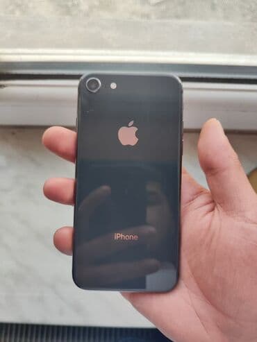 ikinci el ayfon 8: IPhone 8, 64 GB, Qara, Barmaq izi, Sənədlərlə — 1