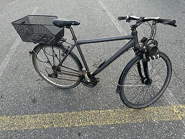 Детские велосипеды: Velosiped Şəhər/trekking tipli velosiped – mat qara rəng — 2