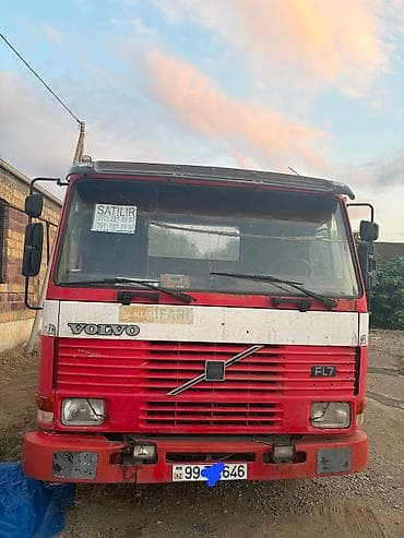 Транспорт: Volvo FL7 yük maşını – bortlu platforma - Model: Volvo FL7 - Kuzov — 1