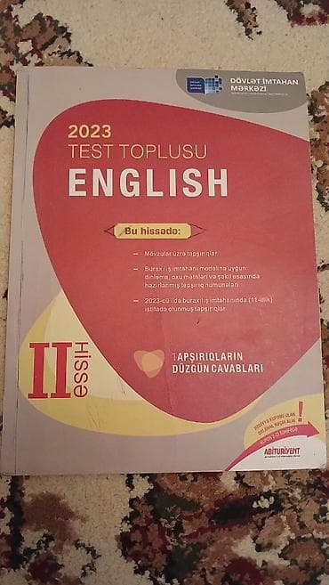 İngilis dili Testlər 11-ci sinif, DİM, 2-ci hissə, 2023 il lalafo.az -da İngilis dili Testlər 11-ci sinif, DİM, 2-ci hissə, 2023 il