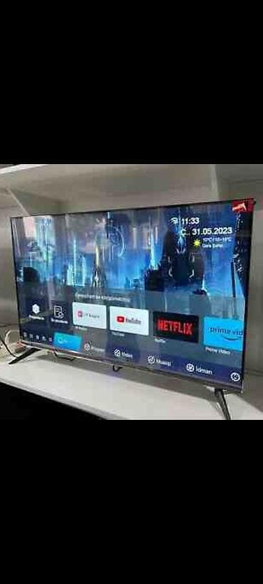 kaset video: Yeni Televizor Zimmer LED ekran 43" FHD (1920x1080), Ödənişli çatdırılma, Pulsuz çatdırılma, Ünvandan götürmə — 1