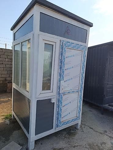Будки, киоски: Mühafizə postu üçün daşına bilən modul kabin - Material: möhkəm — 3