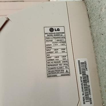 deri çanta: LG split tip kondisioner – Model S2466H (etiketdə S2466H/S2466GH — 3