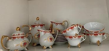 Çay dəsti, rəng - Ağ, Farfor lalafo.az -da Çay dəsti, rəng - Ağ, Farfor