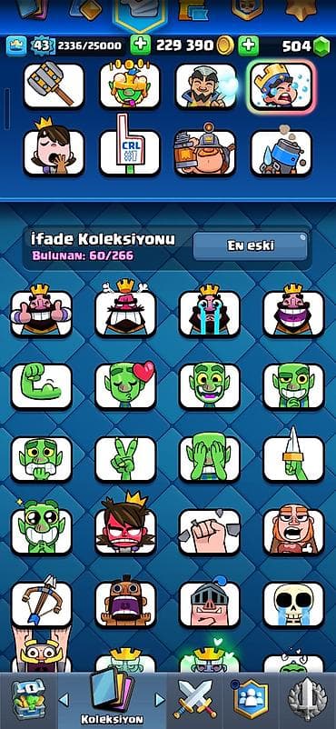 mini pirinter: Clash Royale hesabı – yüksək kupa və zəngin kolleksiya - Kral — 5