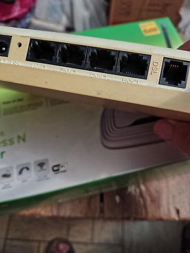 ev modem: TP-Link simsiz marşrutlaşdırıcı + Pirelli PRG A1010 modem Məhsul — 10