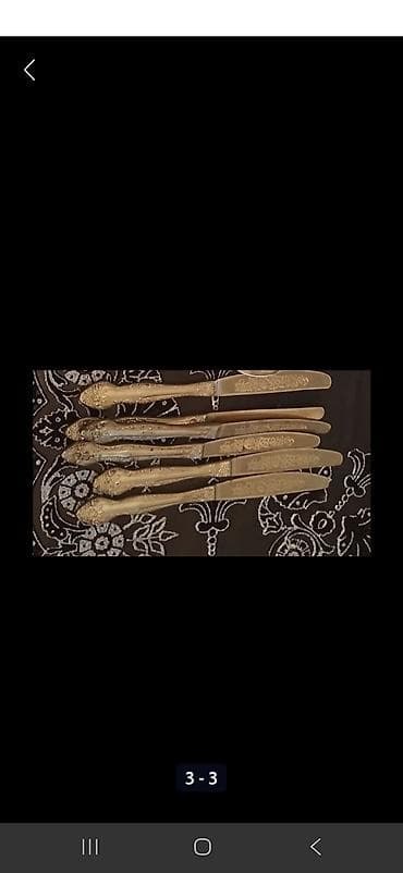 dollar gulu: Məhsul: Qədim üslubda bıçaq və qaşıq dəstləri + ağ rəngli çoxsəviyyəli — 5