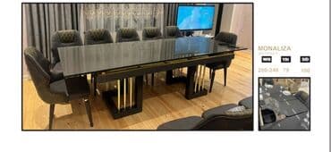 2 ci əl stullar: Monaliza masa ( Antrasit ) Fabrik istehsalı mebellərin topdan — 1