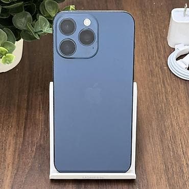 iphone 2ci əl: IPhone 15 Pro Max, 256 GB, Blue Titanium, Face ID — 2