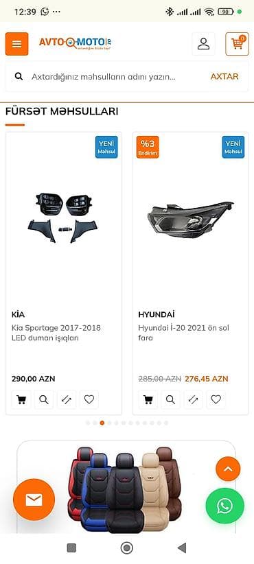 Автоуслуги: Hazır biznes satılır avtomoto.az-Avtomobil aksesuarları və ehtiyat — 2