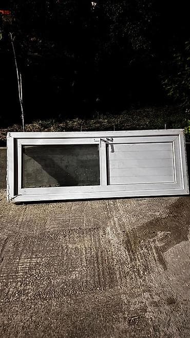 qapi sekilleri: PVC materialdan hazırlanmış ağ rəngli balkon/qapı paneli — 1