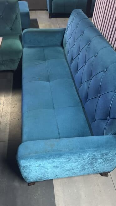 ofis ucun divan: Divan, Açılmayan, Bazasız, Vеlur parça — 1