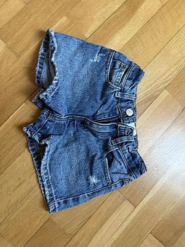 usag geyim: ZARA uşaq denim şort - Brend: ZARA - Etiket: 9–12 months (9–12 ay) — 1